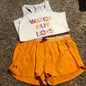 GirlsUnder Armour Matching Set